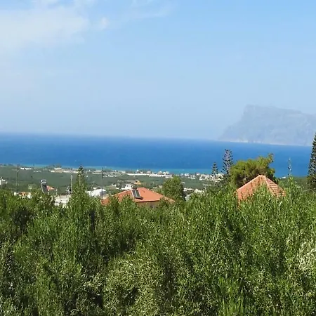 Villa Chrissi'S House With Garden And Sea View Zerviana Kíssamos Exterior foto